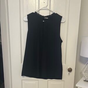 Black Sleeveless Blouse